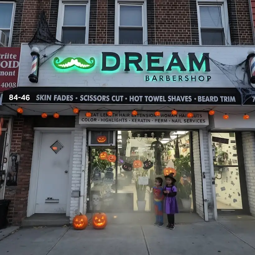 DREAM Barbershop storefront exterior